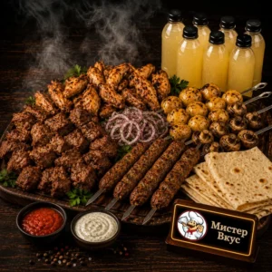 Большой мясной сет на 8–10 человек — Мистер Вкус