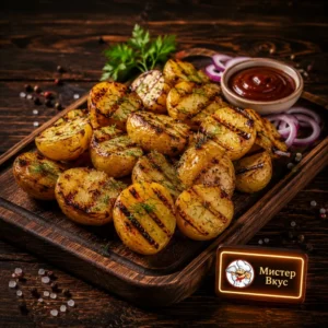 Румяный картофель на мангале — Мистер Вкус